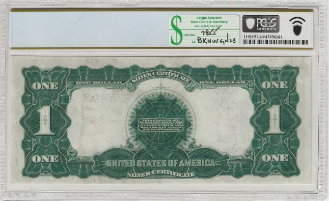 FR. 236 - 1899 $1 Silver Certificate PCGS BN 40 - Image 2