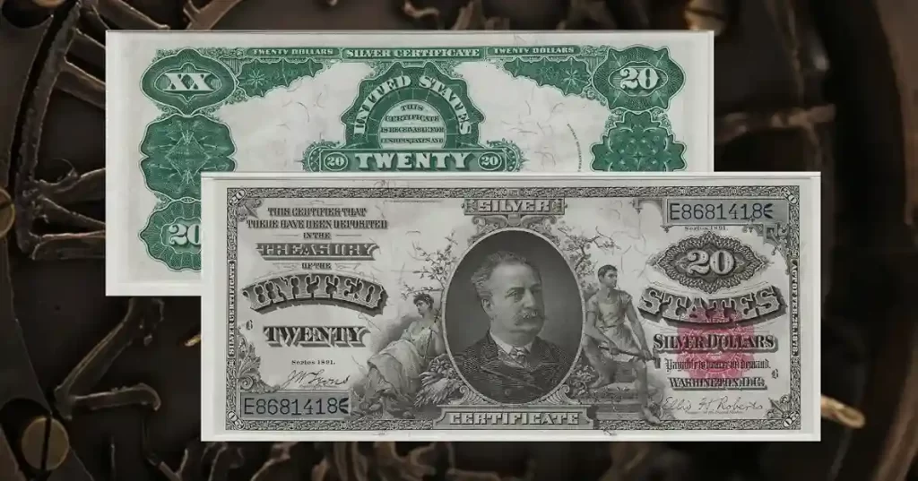 1891 Series $20 Silver Certificate