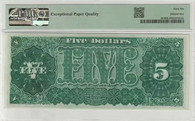 FR. 0361 - 1890 $5 Treasury Note