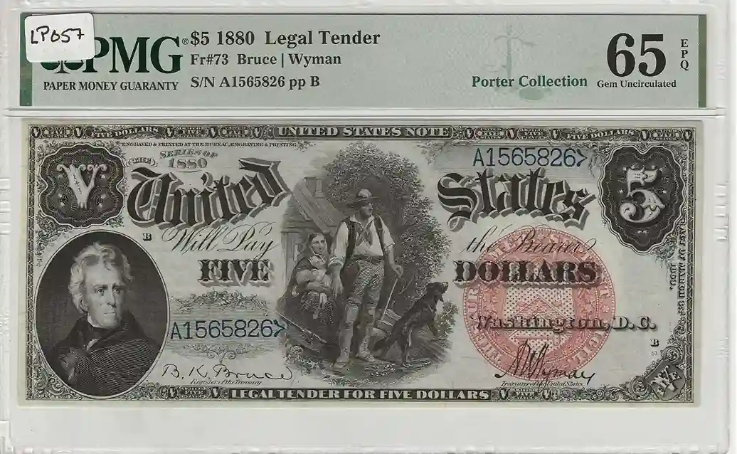 FR. 73 - 1880 $5