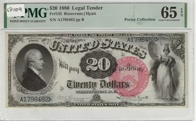 FR. 135 - 1880 $20