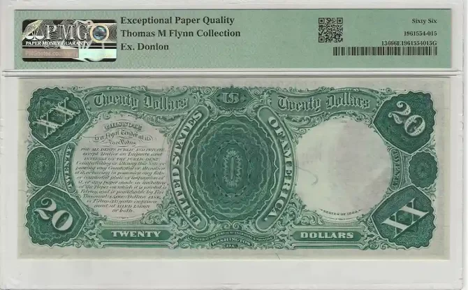 FR. 136 - 1880 $20 Legal Tender PMG 66 EPQ - Image 2