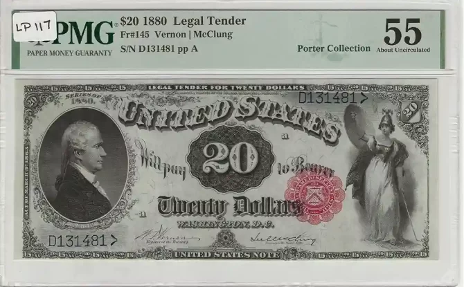 1880 $20 Legal Tender Note