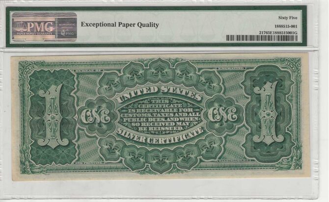 FR. 217 - 1886 $1 Silver Certificate PMG 65EPQ  - GCU - Image 2
