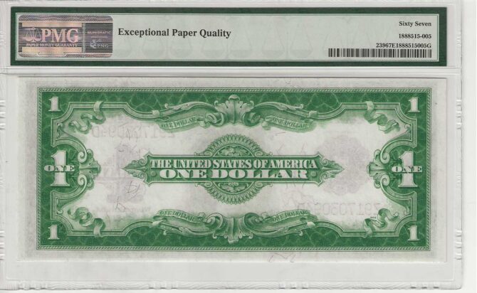 FR. 239 - 1923 $1 Silver Certificate PMG 67EPQ - SGCU - Image 2