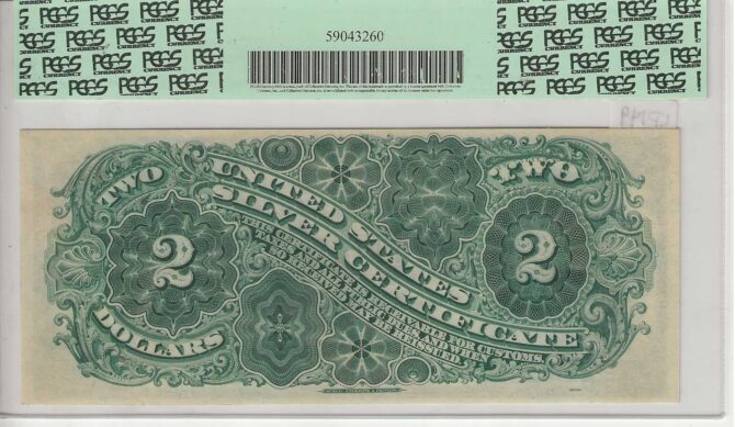 FR. 241 - 1886 $2 Silver Certificate PCGS 66PPQ -  GCU - Image 2