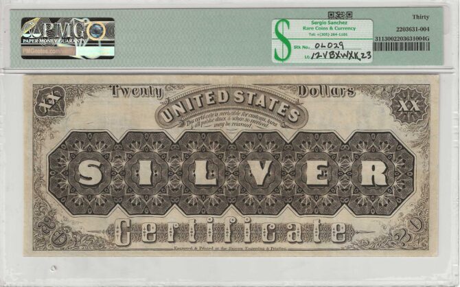 FR. 311 - 1880 $20 Silver Certificate PMG 30 - Image 2