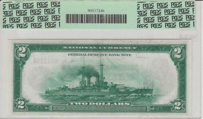 FR. 0737 - 1918 $1 Federal Reserve Bank Note PMG 64EPQ